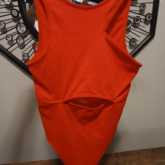 Colsie Bold Red Bodysuit - Picture 1 of 3